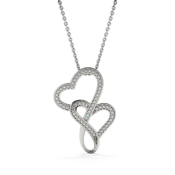 To My Beautiful Granddaughter - Heart to Heart Pendant Necklace - HEARTEN