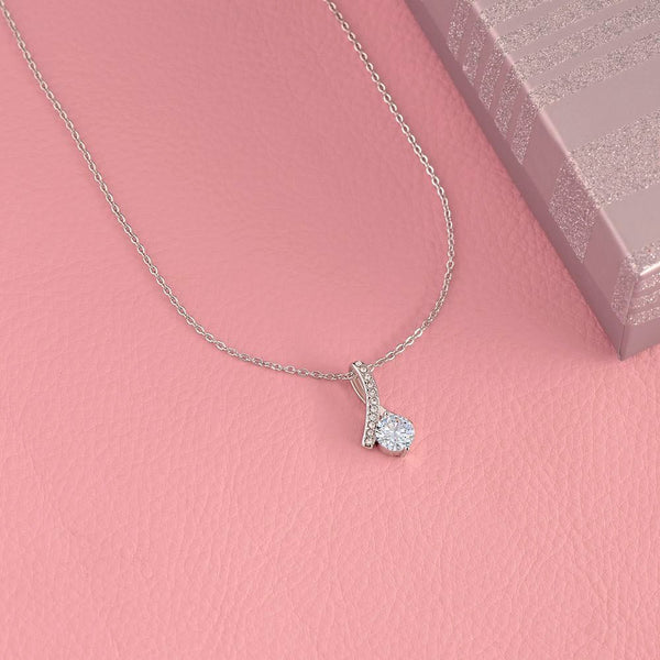 Alluring Beauty Necklace (Yellow & White Gold Variants) - HEARTEN
