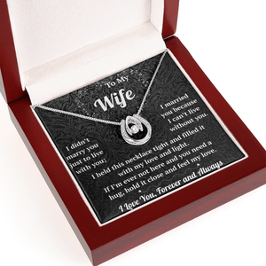 To My Wife  - Lucky In Love Necklace - HEARTEN