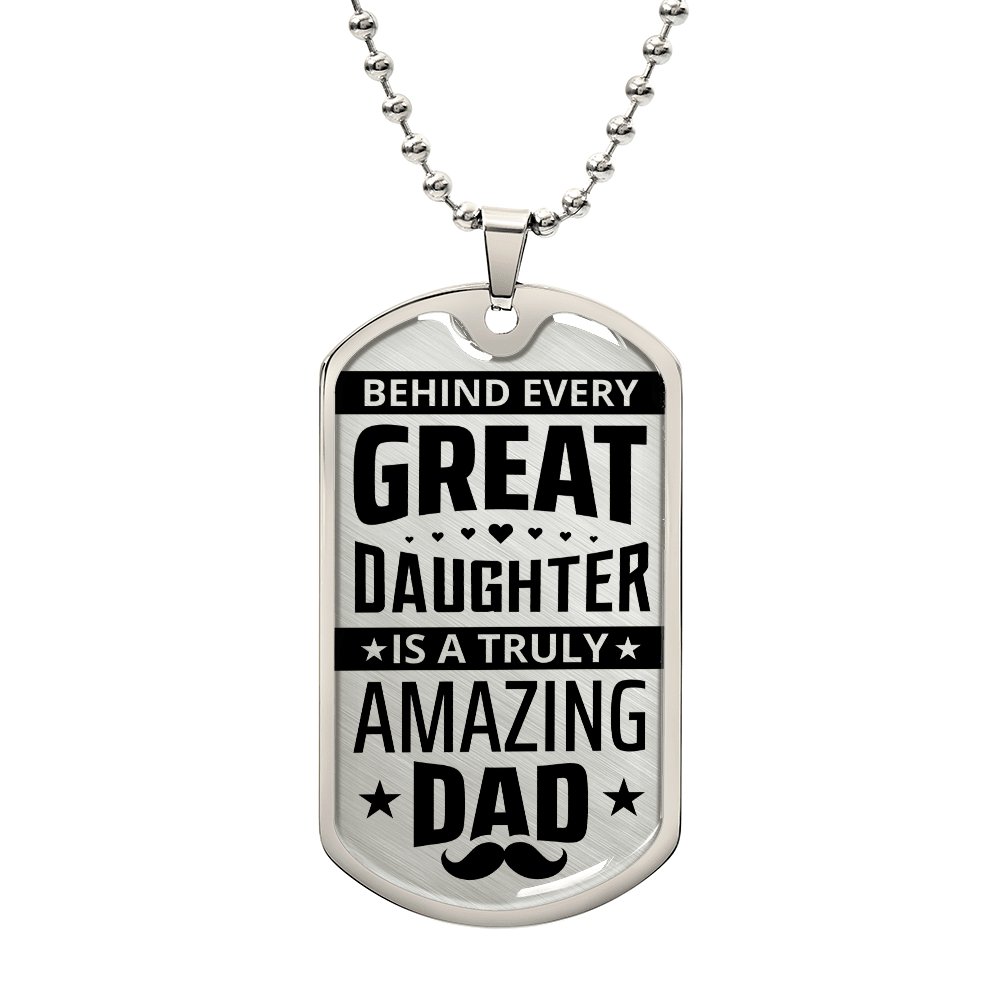 Luxury Graphic Dog Tag Necklace - HEARTEN