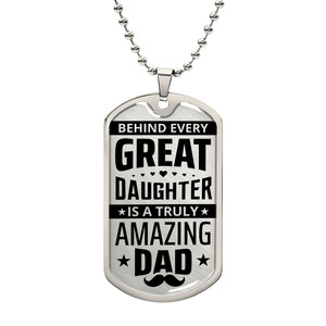 Luxury Graphic Dog Tag Necklace - HEARTEN