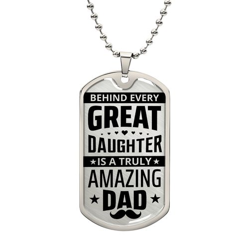 Luxury Graphic Dog Tag Necklace - HEARTEN