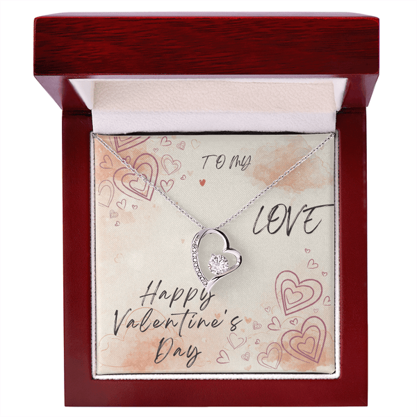 To My Love Forever Love Necklace - Valentine's Day Gift - HEARTEN