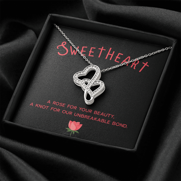 Heart - to - Heart Pendant Necklace - HEARTEN