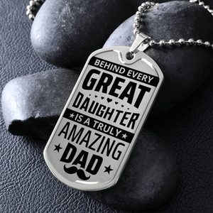 Luxury Graphic Dog Tag Necklace - HEARTEN