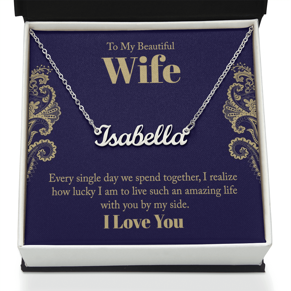 Custom Name Necklace - HEARTEN