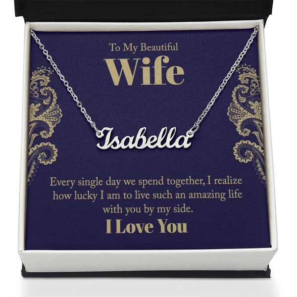 Custom Name Necklace - HEARTEN