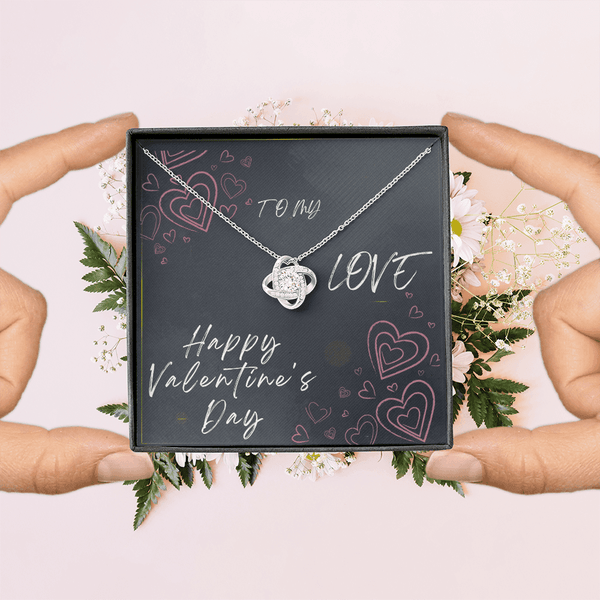 To My Love Love Knot Necklace - Valentine's Day Gift - HEARTEN