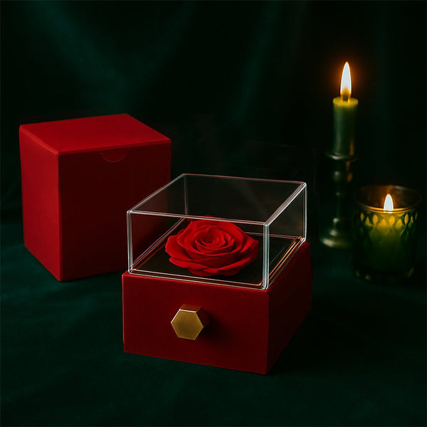 Forever Love with Rotating Rose Gift Box - HEARTEN