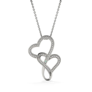 Heart - to - Heart Pendant Necklace - HEARTEN