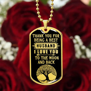 Luxury Graphic Dog Tag Necklace - HEARTEN