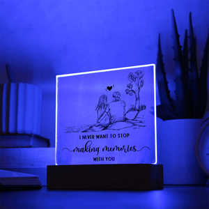 Acrylic Square Plaque - HEARTEN