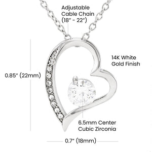 To My Love Forever Love Necklace - Valentine's Day Gift - HEARTEN
