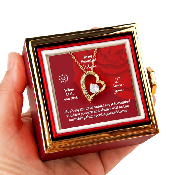 Forever Love with Rotating Rose Gift Box - HEARTEN
