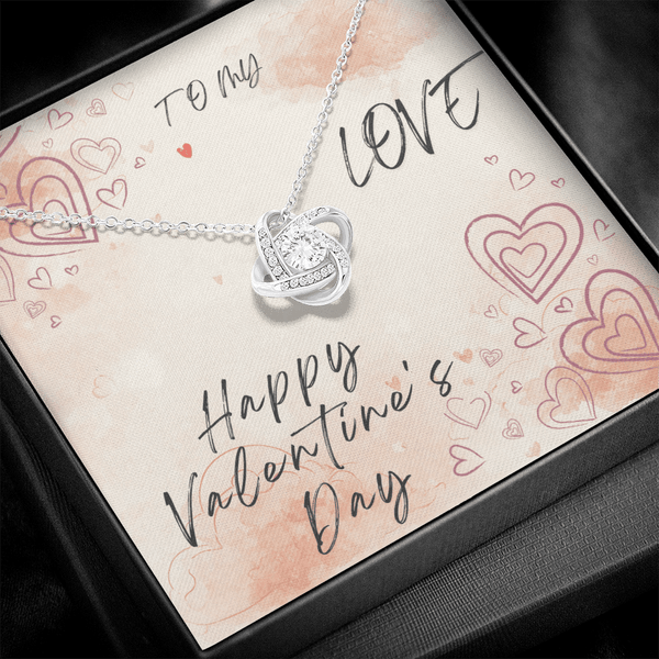 To My Love Love Knot Necklace - Valentine's Day Gift - HEARTEN