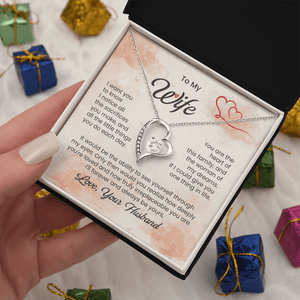 To My Beautiful Wife - Forever Love Necklace - HEARTEN