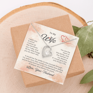 To My Beautiful Wife - Forever Love Necklace - HEARTEN