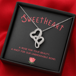 Heart - to - Heart Pendant Necklace - HEARTEN