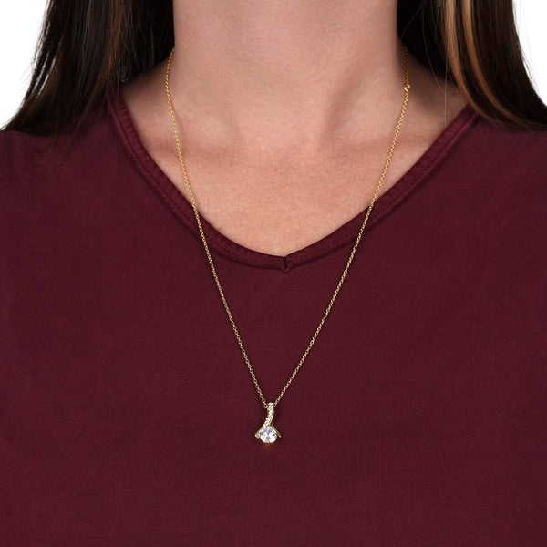 To my Mother Alluring Beauty Necklace - HEARTEN12