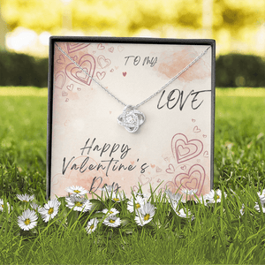 To My Love Love Knot Necklace - Valentine's Day Gift - HEARTEN