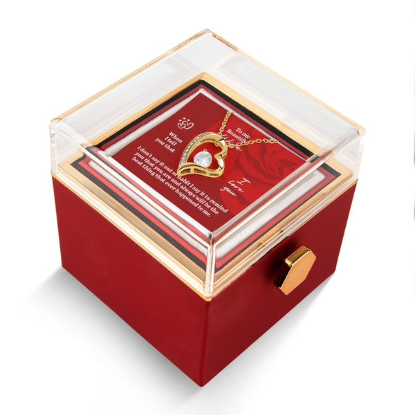 Forever Love with Rotating Rose Gift Box - HEARTEN