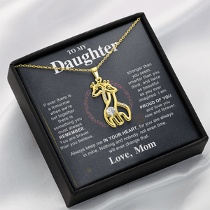 To My Beautiful Daughter - Giraffe Necklace - HEARTEN