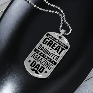 Luxury Graphic Dog Tag Necklace - HEARTEN