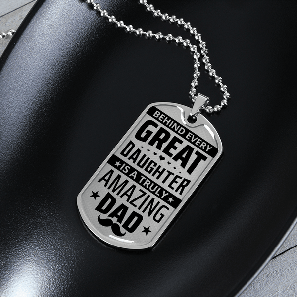 Luxury Graphic Dog Tag Necklace - HEARTEN