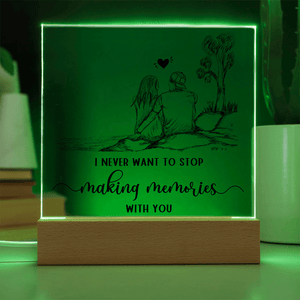 Acrylic Square Plaque - HEARTEN