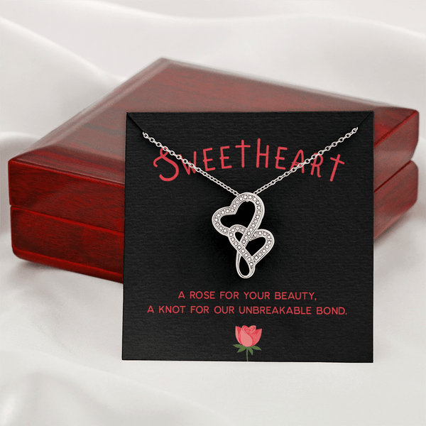 Heart - to - Heart Pendant Necklace - HEARTEN