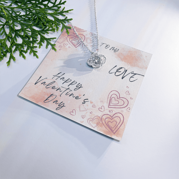 To My Love Love Knot Necklace - Valentine's Day Gift - HEARTEN