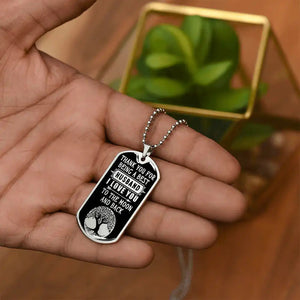 Luxury Graphic Dog Tag Necklace - HEARTEN