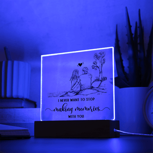 Acrylic Square Plaque - HEARTEN