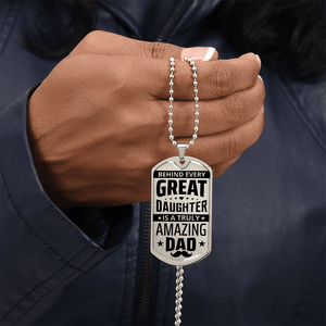Luxury Graphic Dog Tag Necklace - HEARTEN