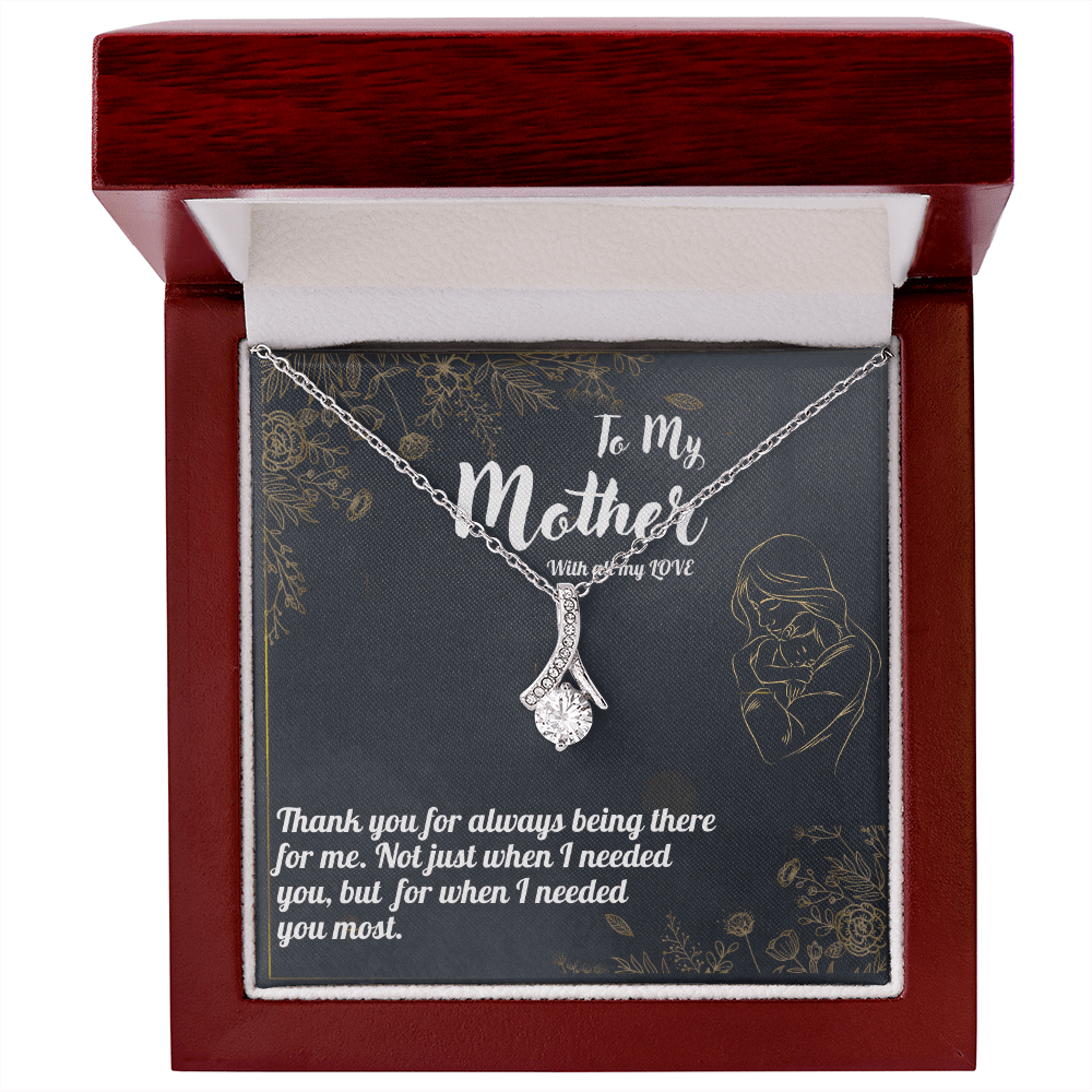 To my Mother Alluring Beauty Necklace - HEARTEN1