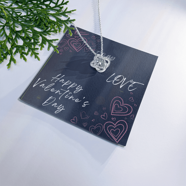 To My Love Love Knot Necklace - Valentine's Day Gift - HEARTEN