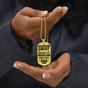 Luxury Graphic Dog Tag Necklace - HEARTEN