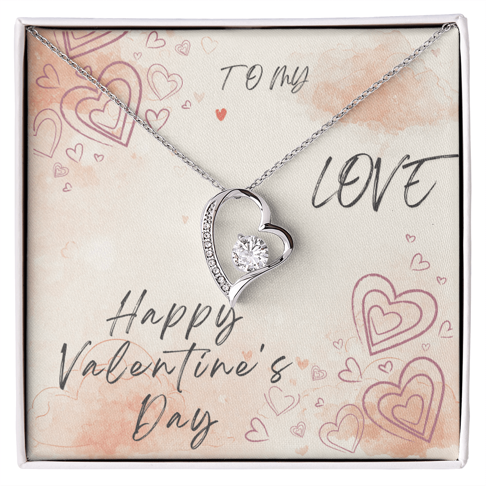 To My Love Forever Love Necklace - Valentine's Day Gift - HEARTEN