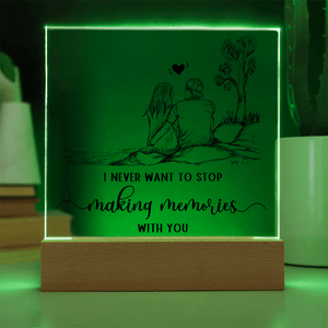 Acrylic Square Plaque - HEARTEN