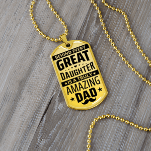 Luxury Graphic Dog Tag Necklace - HEARTEN