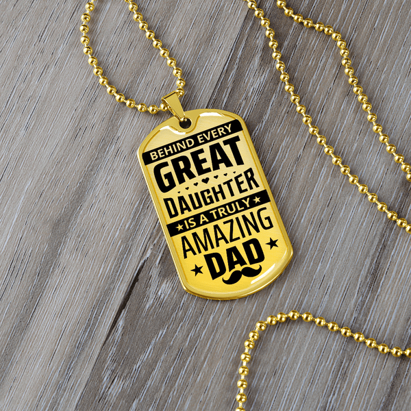 Luxury Graphic Dog Tag Necklace - HEARTEN