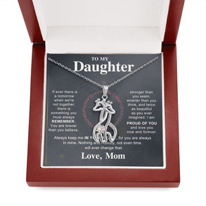 To My Beautiful Daughter - Giraffe Necklace - HEARTEN