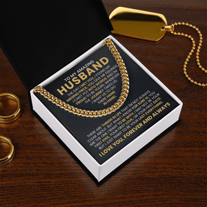 To My Amazing Husband – Cuban Link Chain - HEARTEN