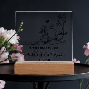 Acrylic Square Plaque - HEARTEN