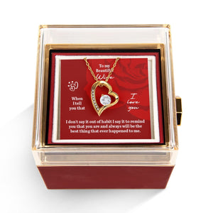 Forever Love with Rotating Rose Gift Box - HEARTEN
