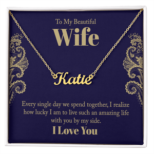 Custom Name Necklace - HEARTEN