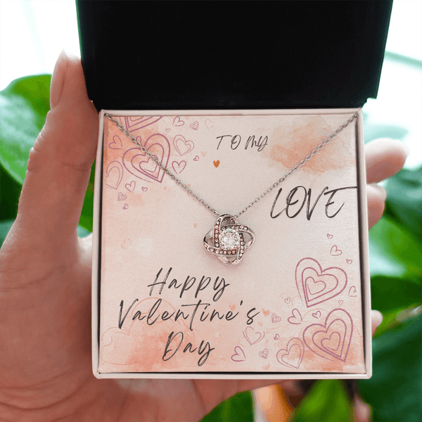 To My Love Love Knot Necklace - Valentine's Day Gift - HEARTEN