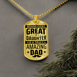Luxury Graphic Dog Tag Necklace - HEARTEN