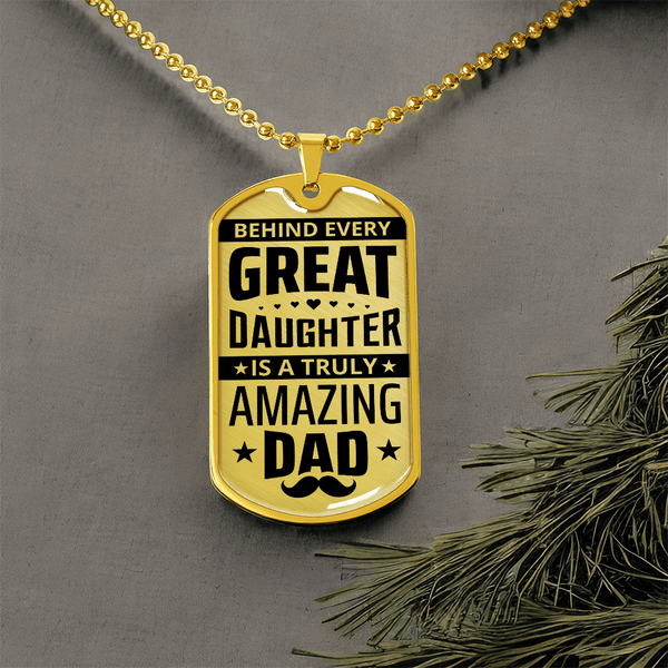 Luxury Graphic Dog Tag Necklace - HEARTEN