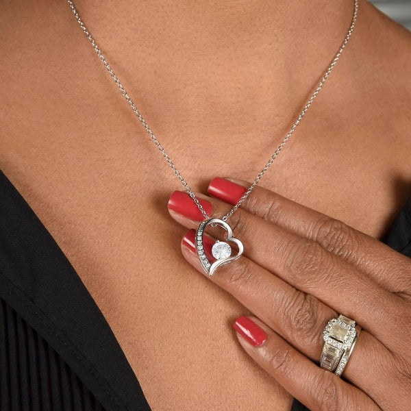 To My Beautiful Wife - Forever Love Necklace - HEARTEN